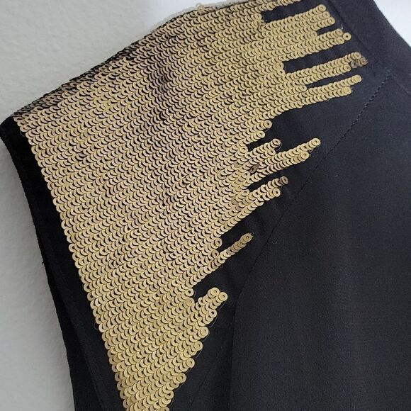 FUN & FLIRT shoulder beaded everning Top  - Picture 2 of 11